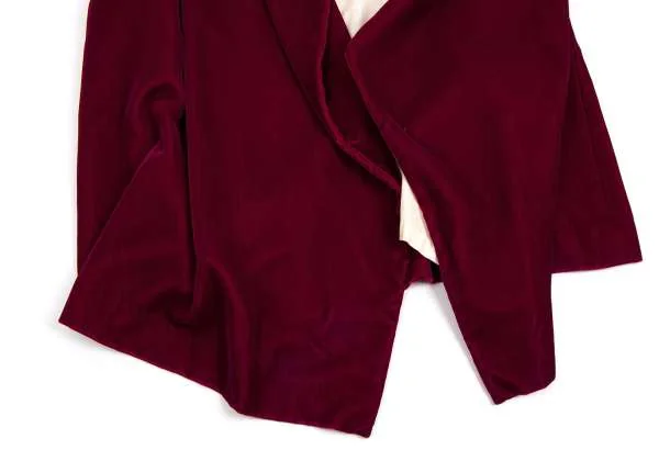 COMME des GARCONS Velor button less Hoodie coat K-34084_008