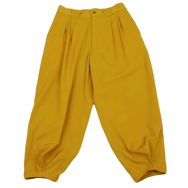 コムデギャルソン オムプリュスCOMME des GARCONS HOMME PLUS 裾しぼりデザインウールツータックパンツ