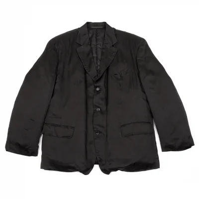 【SALE】コムデギャルソン オムプリュスCOMME des GARCONS HOMME PLUS キュプラ中綿ジャケット 黒