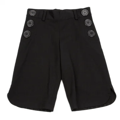 リミフゥLIMI feu ウールサイドビッグボタンハーフパンツ