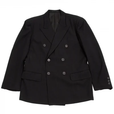 【SALE】ワイズフォーメンY's for men ウールギャバピークドラペルダブルジャケット
