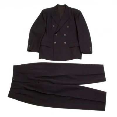 【SALE】ワイズフォーメンY's for men ウールギャバピークドラペルダブルセットアップスーツ