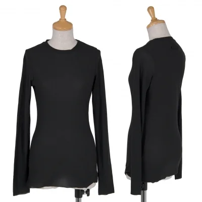 【SALE】ジャンポールゴルチエ ファムJean Paul GAULTIER FEMME ナイロンカットソー 黒