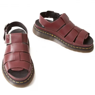 コムデギャルソン オムドゥ×ドクターマーチンCOMME des GARCONS HOMME DEUX×Dr Martens FLASH ストラップレザーサンダル