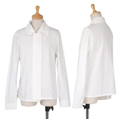 【SALE】リミフゥLIMI feu でかボタンコットン比翼シャツ