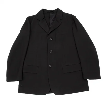 ヨウジヤマモト プールオムYohji Yamamoto POUR HOMME バック切替ウールギャバジャケット