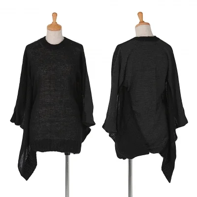 【SALE】ジュンヤワタナベ コムデギャルソンJUNYA WATANABE COMME des GARCONS ウールモヘア混切替モモンガニット
