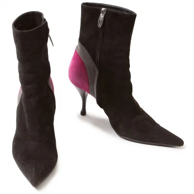 【SALE】セルジオロッシsergio rossi カラーパターンデザインブーティー