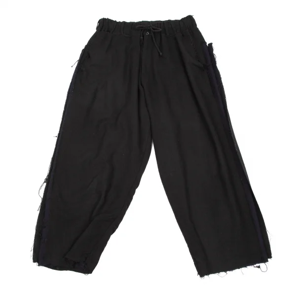 【SALE】ヨウジヤマモト プールオムYohji Yamamoto POUR HOMME ウールモヘヤレイヤードパンツ