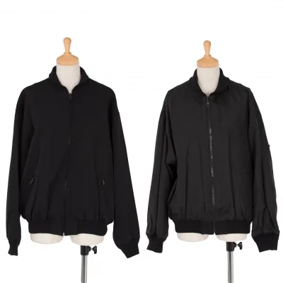 ワイズY's ウールギャバリバーシブルジップブルゾン