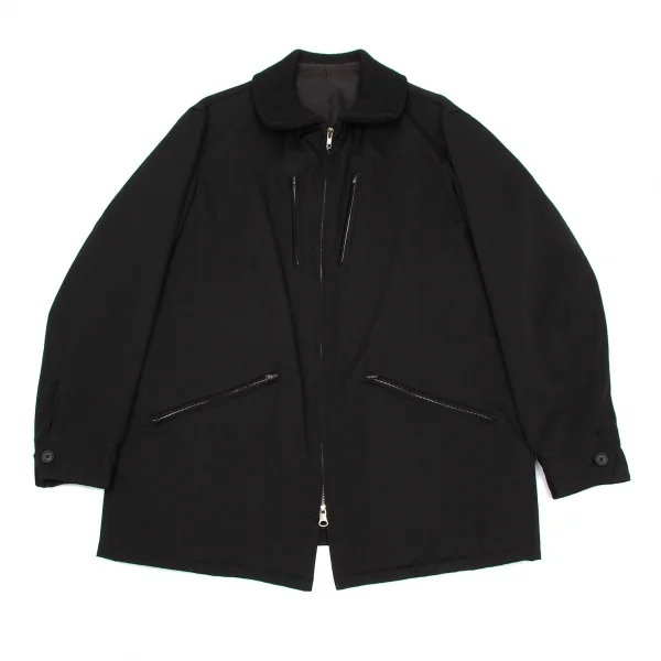 【SALE】ワイズフォーメンY's for men ウールギャバダブルジップハーフコート