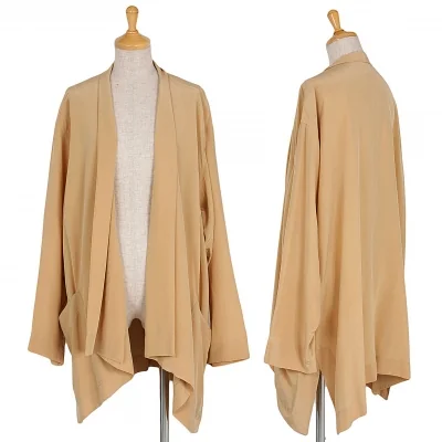 【SALE】プランテーションPlantation シルクガウンシャツ ベージュ