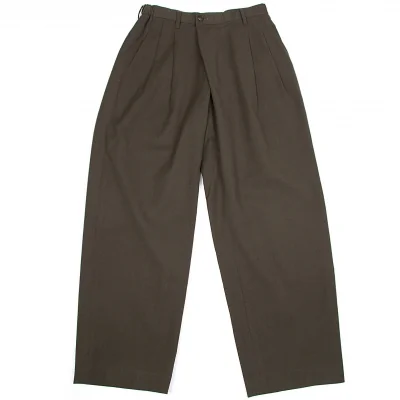 【SALE】イッセイミヤケ ペルマネンテISSEY MIYAKEPERMANENTE ウール起毛タックパンツ