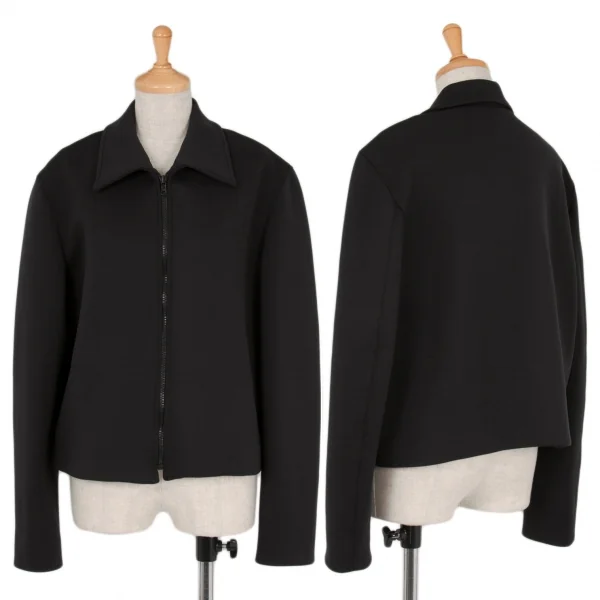 【SALE】ヨウジヤマモト ノアールYohji Yamamoto NOIR 裏総柄ジップアップブルゾン