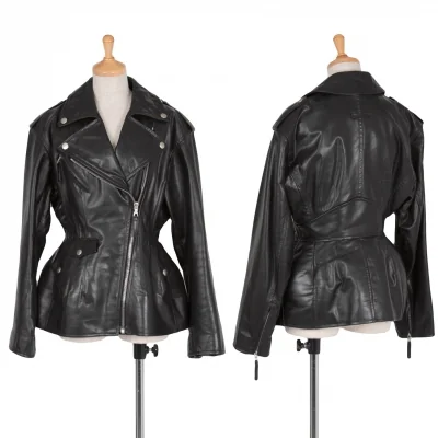 ジャンポールゴルチエJean Paul GAULTIER REEDITION カウレザーダブルライダースジャケット