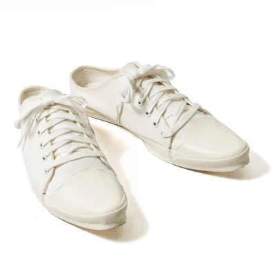 【SALE】ヨウジヤマモト ノアールYohji Yamamoto NOIR キャンバスポインテッドトゥスニーカー