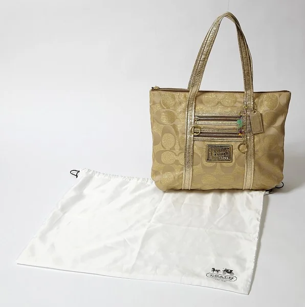 Brand new ! COACH POPPY Tote Bag(P-129) P-129_011