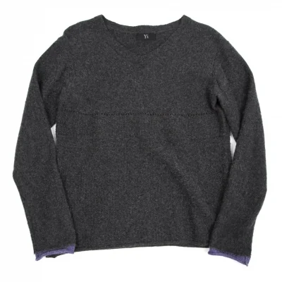 【SALE】ワイズフォーメンY's for men Vネックウールナイロンニット