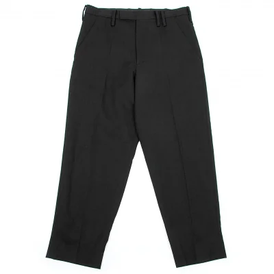 ヨウジヤマモト プールオムyohji yamamoto pour homme ウールギャバテーパードパンツ