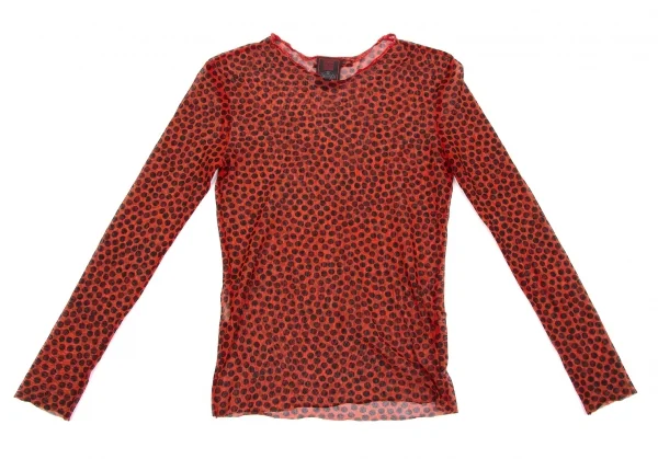 ジャンポールゴルチエ クラシックJean Paul GAULTIER CLASSIQUE パワーネットドットプリントトップス