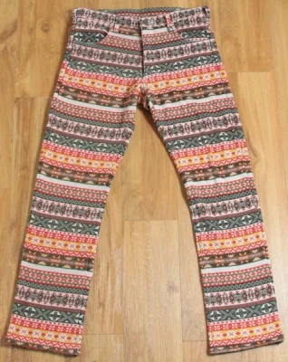 talk&bringman Fair Isle sweat pants(P-145)