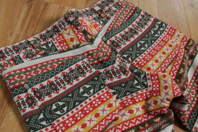 talk&bringman Fair Isle sweat pants(P-145) P-145_003