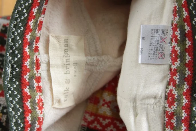 talk&bringman Fair Isle sweat pants(P-145) P-145_005