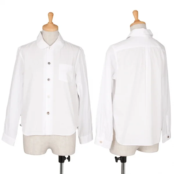 タオ コムデギャルソンtao COMME des GARCONS 丸襟コットンシャツ