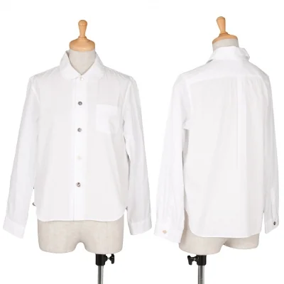 タオ コムデギャルソンtao COMME des GARCONS 丸襟コットンシャツ