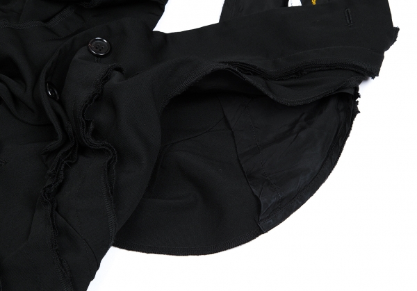 コムデギャルソンCOMME des GARCONS 変形接ぎ合わせウール