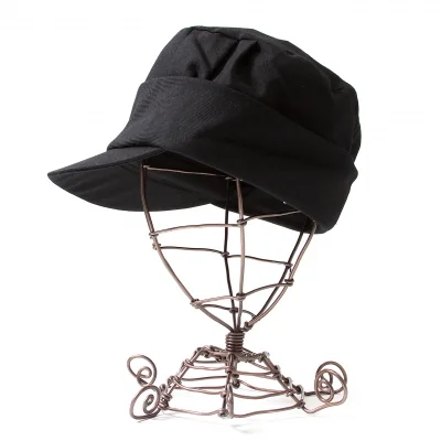 ヨウジヤマモト ファムYohji Yamamoto FEMME ウールギャバキャスケット