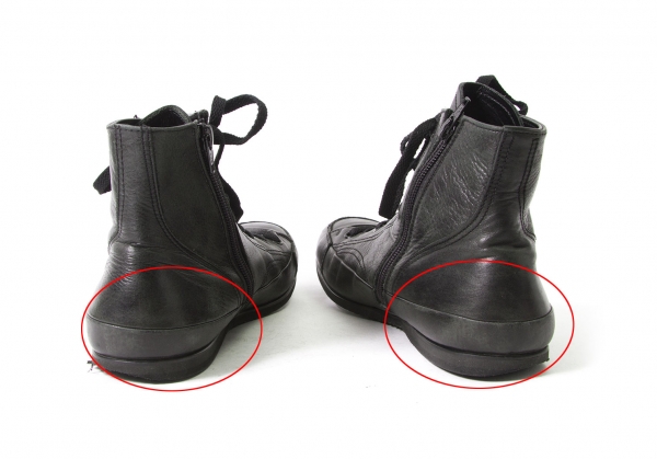ヨウジヤマモト ファムYohji Yamamoto FEMME サイドジップレザー