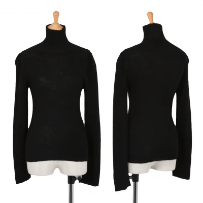 【SALE】トリコ コムデギャルソンtricot COMME des GARCONS リブタートルネックニット