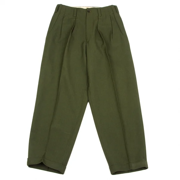 【SALE】ワイズフォーメンY's for men ウールギャバ2タックパンツ