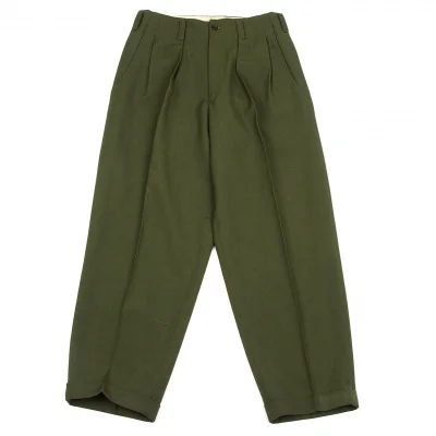【SALE】ワイズフォーメンY's for men ウールギャバ2タックパンツ