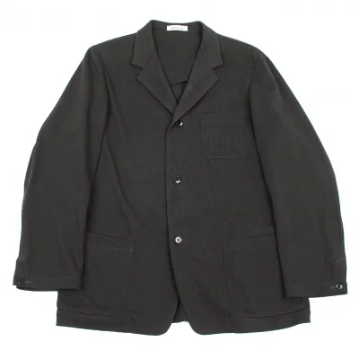 【SALE】ワイズフォーメンY's for men SHIRTS コットンテーラーカラーステッチジャケット チャコール