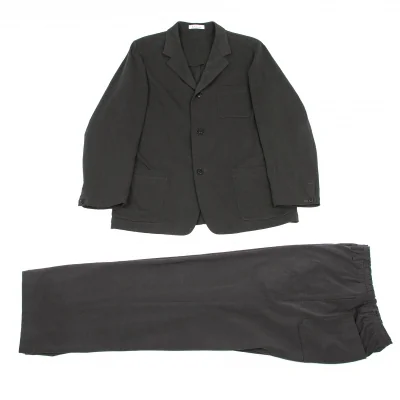 【SALE】ワイズフォーメンY's for men SHIRTS コットンテーラーカラーセットアップスーツ チャコール