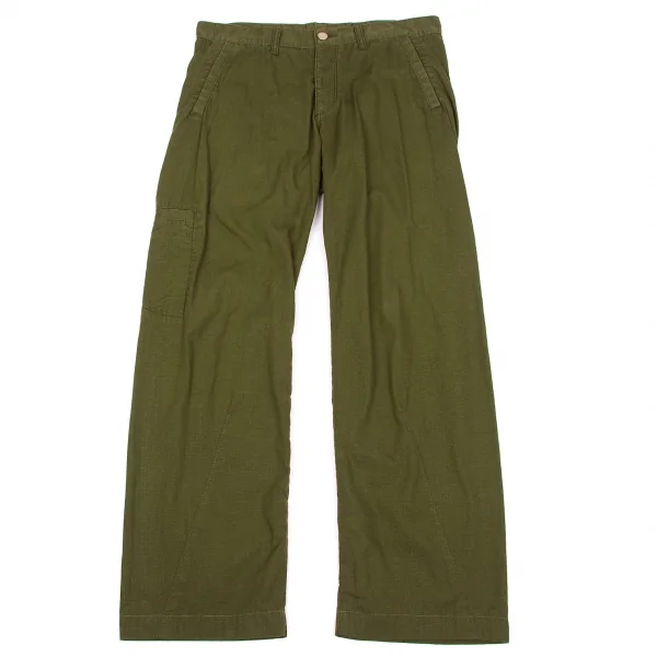 【SALE】コムデギャルソン オムCOMME des GARCONS HOMME コットンバックベルテッドテーパードパンツ