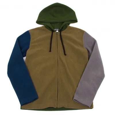 【SALE】コムデギャルソン オムドゥCOMME des GARCONS HOMME DEUX 袖切替フリースパーカー