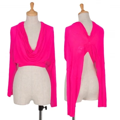 コムデギャルソンCOMME des GARCONS ウールナイロン変形カットソー