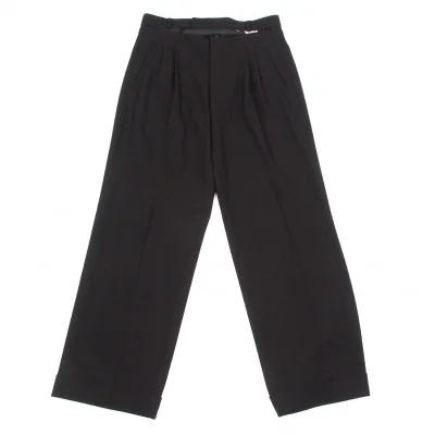 【最終値下げ】ジャンポールゴルチエ ファムJean Paul GAULTIER FEMME ウールギャバウエストカッティングパンツ