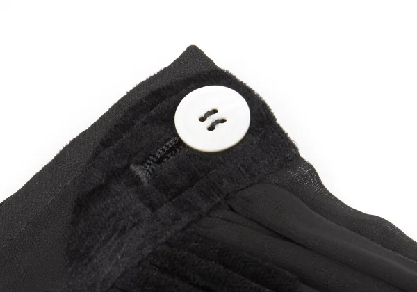 コムデギャルソンCOMME des GARCONS ドットフロックプリントシースルー