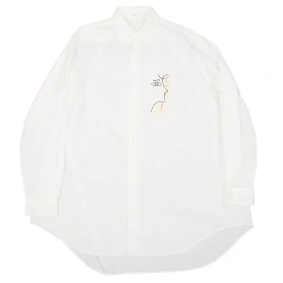 ワイズフォーメンY's for men コットン抽象画プリントシャツ