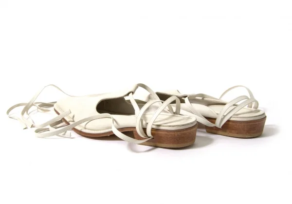 Y's Stripe Wrap Sandals K-39372_011