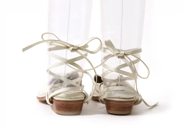 Y's Stripe Wrap Sandals K-39372_003