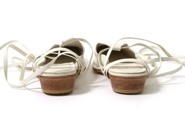 Y's Stripe Wrap Sandals K-39372_009