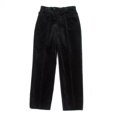 ポールスミス ロンドン Paul Smith LONDON コットンベロアテーパードパンツ 黒