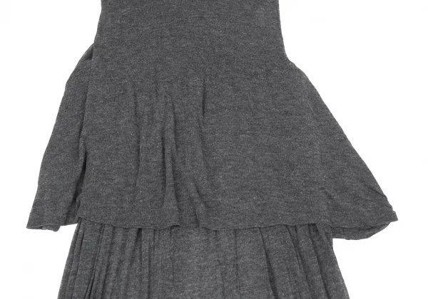 Y's - ワイズ ヨウジヤマモト 22AW アシンメトリーノースリーブ