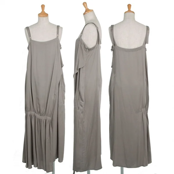 【SALE】ワイズY's レーヨンラップデザインキャミワンピース