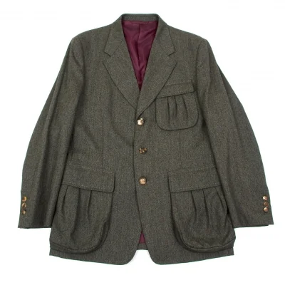 ポールスミスPaul Smith ウールタックポケットジャケット